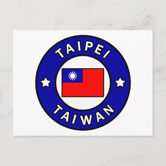 Taipei Taiwan Briefkaart (Voorkant)