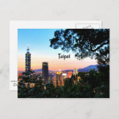 Taipei, Taiwan Briefkaart (Voorkant / Achterkant)