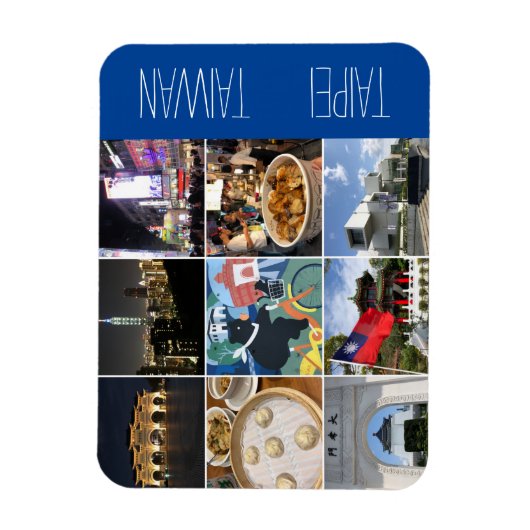 taipei taiwan magneet (Verticaal)