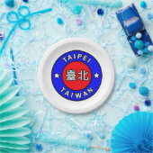 Taipei Taiwan Papieren Bordje (Feest)