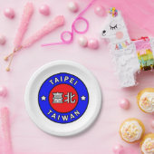 Taipei Taiwan Papieren Bordje (Feest)