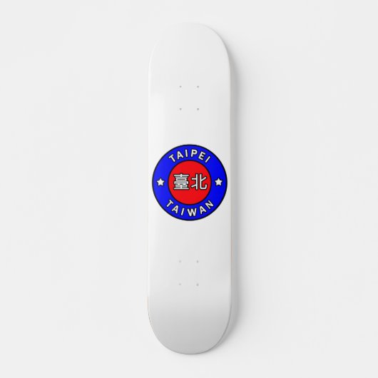 Taipei Taiwan Persoonlijk Skateboard (Voorkant)