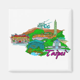 Taipei - Taiwan.png Magneet