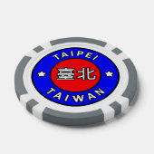 Taipei Taiwan Pokerchips (Enkel)
