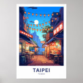 Taipei Taiwan Reisprint Poster (Voorkant)