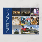 taipei taiwan scènes briefkaart (Voorkant)
