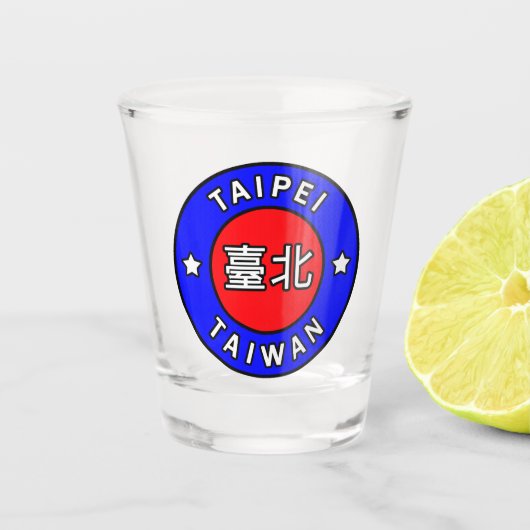 Taipei Taiwan Shot Glas (Voorkant)