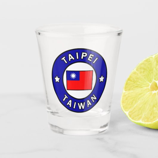 Taipei Taiwan Shot Glas (Voorkant)