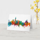 Taipei Taiwan Skyline Kaart (Gele Bloem)