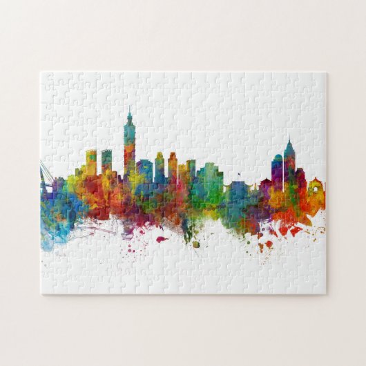 Taipei Taiwan Skyline Legpuzzel (Horizontaal)