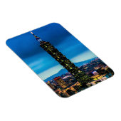 Taipei, Taiwan skyline 's nachts Magneet (Rechterzijde)