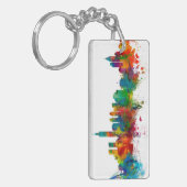 Taipei Taiwan Skyline Sleutelhanger (Voorkant Links)