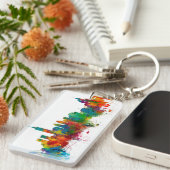 Taipei Taiwan Skyline Sleutelhanger (Voorkant Rechts)