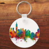 Taipei Taiwan Skyline Sleutelhanger (Voorkant)