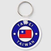 Taipei Taiwan Sleutelhanger (Voorkant)