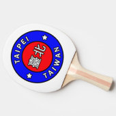 Taipei Taiwan Tafeltennisbatje (Zijkant)