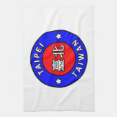 Taipei Taiwan Theedoek (Verticaal)