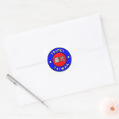 Taipei Taiwan Vierkante Sticker (Envelop)