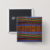 Tais Timor Vierkante Button 5,1 Cm (Voorkant /achterkant)