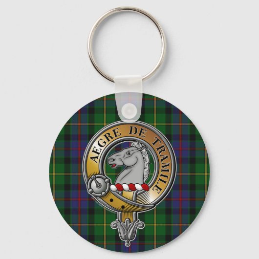 Tait Tartan & Badge Sleutelhanger (Voorkant)