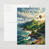 Taitung City Taiwan Briefkaart (Voorkant / Achterkant)