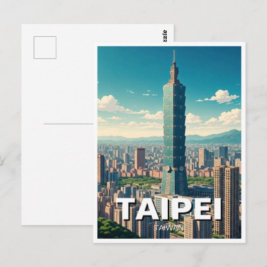 Taiwan 101 briefkaart (Voorkant / Achterkant)