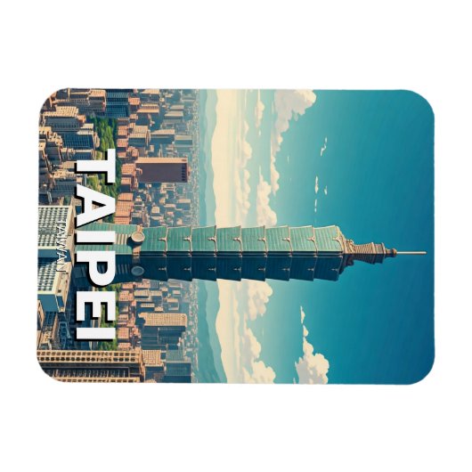 Taiwan 101 magneet (Horizontaal)