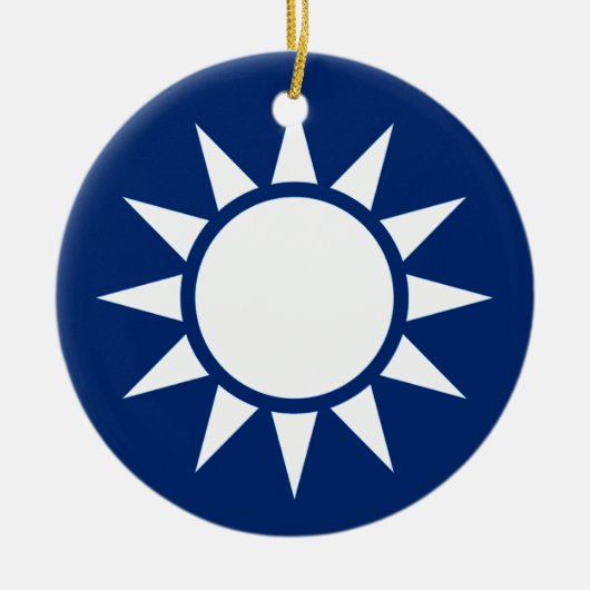 Taiwan (2) keramisch ornament (Voorkant)