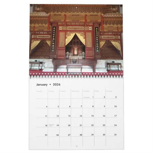 Taiwan-agenda Kalender (Jan 2026)