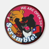 Taiwan Air Force Patch Scramble Magnet (Voorkant)