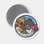 Taiwan Air Force Scramble Patch Magnet (Voorkant / Achterkant)