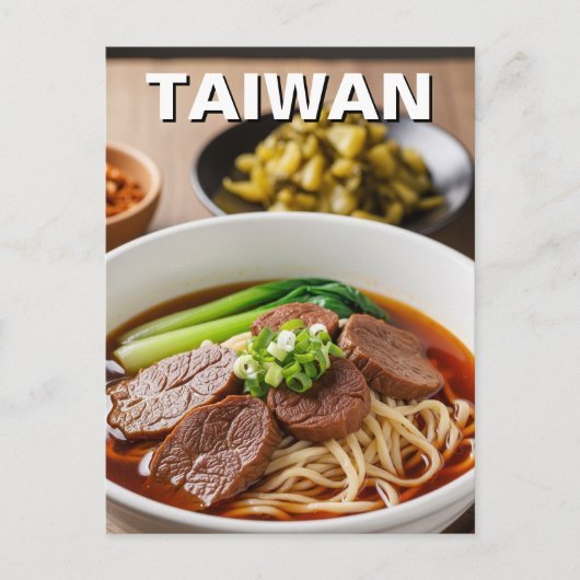 Taiwan Beef Noodle Soup Briefkaart (Voorkant)