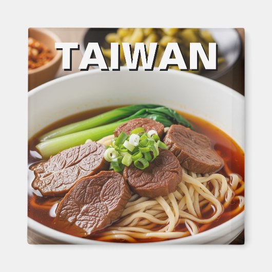 Taiwan Beef Noodle Soup Magneet (Voorkant)