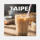 Taiwan Boba Bubble Tea Magneet (Voorkant)