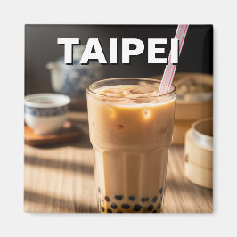 Taiwan Boba Bubble Tea Magneet