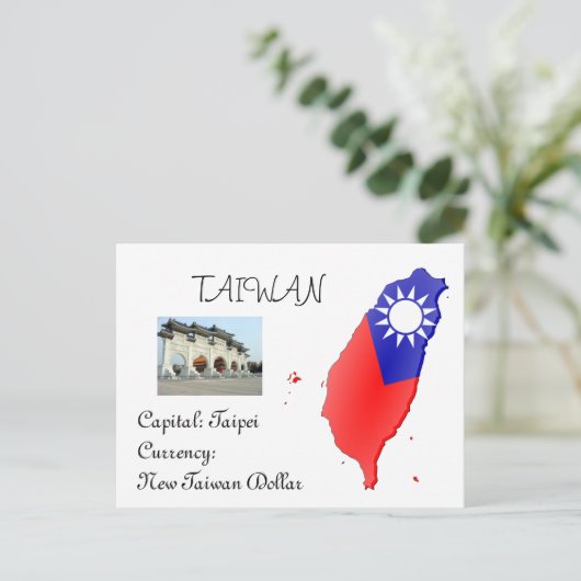 Taiwan Briefkaart (Staand voorkant)