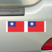Taiwan Bumpersticker (Op auto)