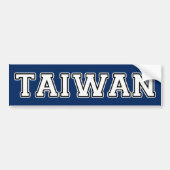 Taiwan Bumpersticker (Voorkant)