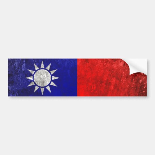 Taiwan Bumpersticker (Voorkant)