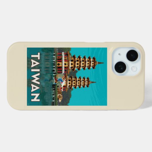 Taiwan | Draak- en tijgerpagodes Case-Mate iPhone Case (Achterkant (horizontaal))