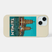 Taiwan | Draak- en tijgerpagodes iPhone 15 Case (Achterkant horizontaal)