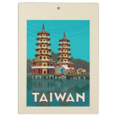 Taiwan | Draak- en tijgerpagodes Klembord (Achterkant)