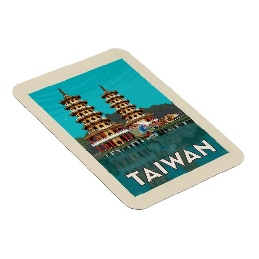 Taiwan | Draak- en tijgerpagodes Magneet (Rechterzijde)