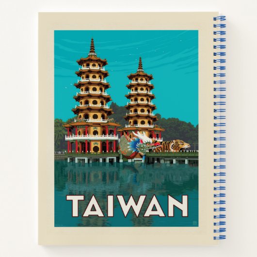 Taiwan | Draak- en tijgerpagodes Notitieboek (Achterkant)