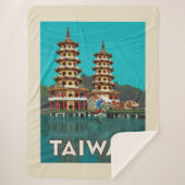 Taiwan | Draak- en tijgerpagodes Sherpa Deken (Voorkant)