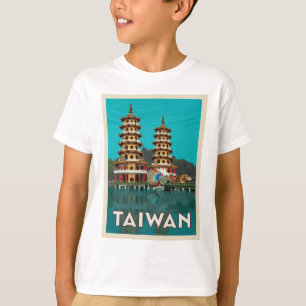 Taiwan   Draak- en tijgerpagodes T-shirt