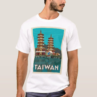 Taiwan | Draak- en tijgerpagodes T-shirt