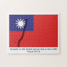 TAIWAN FLAG ROC | Gezegende natie | Taiwanees Legpuzzel