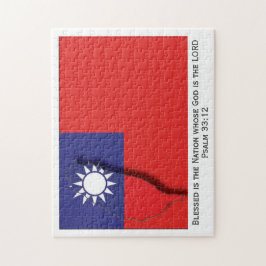 TAIWAN FLAG ROC | Gezegende natie | Taiwanees Legpuzzel