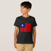 Taiwan flag t-shirt (Voorkant volledig)
